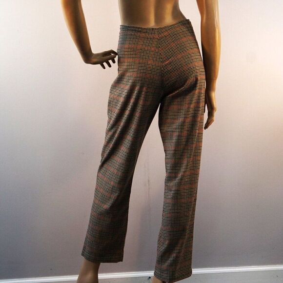 John Galt Brandy Melville 90s Y2K Plaid Kim Pants Sz 27 High Waist - Picture 3 of 9